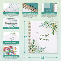 Cuaderno/Agenda/Diario Personalizado de Tapa Dura con Espiral y Cubierta de Tela, 100 Hojas, Venta Directa de Fabricante, para Estudiantes