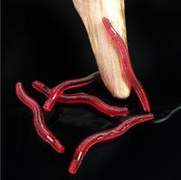 Nouvelle appât artificielle OEM 3,5 cm 0,25 g, simulation de vers de terre rouge, appât souple 35 mm, vers réalistes, appâts odorants, pesca