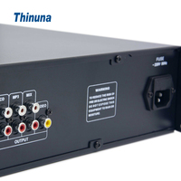 Reproductor Multimedia Profesional de Doble Canal para Montaje en Rack Thinuna CD-6201A con Decodificación Independiente de CD/DVD y USB, Pantalla Dual