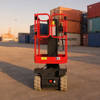 Chariot élévateur électrique de manutention de marchandises de 300 kg, chariot élévateur à fourche électrique de 5 m pour la manutention en hauteur