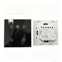 Ventilateur de plafond WiFi Tuya avec lumière, interrupteur tactile intelligent, application Smart Life, contrôle de la vitesse à distance, compatible avec Alexa Google Home