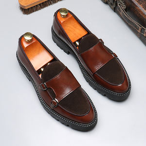 Nuevo Diseño, Zapatos de Vestir Cómodos y a la Moda para Otoño, Impermeables, Ligeros, de Color Puro, Estilo Slip-on, con Puntera de Cuero PU, para Oficina - Product Image 4