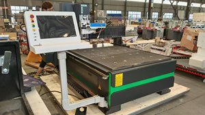 เครื่องแกะสลักพื้นผิวอะคริลิกและแก้วเลเซอร์ไฟเบอร์120W เครื่องพ่นทรายกระจก LED - Product Image 3