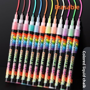 <span class=keywords><strong>Pennarelli</strong></span> Professionali Cancellabili a Gesso Liquido <span class=keywords><strong>da</strong></span> 2mm Senza Polvere per <span class=keywords><strong>Lavagna</strong></span>, Vetro, Finestre, Lavagne LED, con Logo Personalizzato - Product Image 2