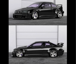 ล้อรถยนต์แบบ H-Style ชุบโครเมียมลายดอกไม้สไตล์เรโทร สำหรับรถยนต์แต่งและรถ SUV - Product Image 4