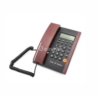 Beawin vaste telefoon met nummerherkenning, speakerphone, wekker, rekenmachine, klassiek design, bedraad