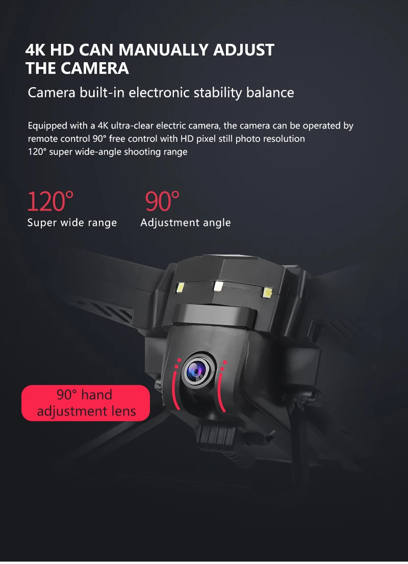 KY601G Drone, 4k hd can manually adjust the camera camera built-in