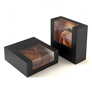 Caja de Cartón Personalizada con Logotipo para Sombreros de Vaquero, Gorras de Béisbol, con Ventana Transparente de PVC, Tendencia en Empaque - Product Image 3