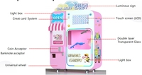 Machine à faire des guimauves automatiques Brenu, machine à faire des barbes à papa, machine à vendre des fleurs pour les fêtes d'enfants
