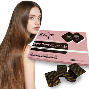 Vitaminas do crescimento do cabelo Extrato cúrcuma Vitaminas do crescimento do colagénio do cabelo Suplemento do cabelo para o crescimento do cabelo Suplemento do chocolate - Product Image 2