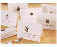 Personnalisé rétro kraft enveloppe ensemble créatif affaires enveloppes vintage Invitation de mariage avec accessoires en métal Scrapbooking cadeau