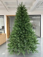 Sapin de Noël Artificiel 90 120 180 210 240 cm de Haut, Pin pour Décoration Intérieure et Extérieure, avec Support pour Noël