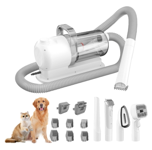 White  shaving suction machine