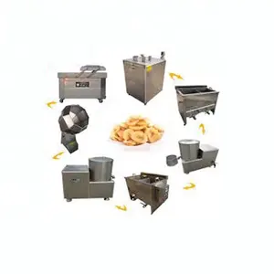 Machine de fabrication de frites électrique, machine semi-automatique pour pommes de terre, pommes de terre