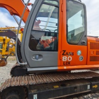 Mini-excavatrice hydraulique d'occasion Hitachi ZX80 ZAXIS80 en bon état, vente à prix réduit, livraison gratuite Hitachi ZAXIS80