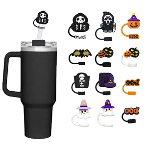 Tapa para Pajitas con Temática <span class=keywords><strong>de</strong></span> Halloween, 10 mm, a Prueba <span class=keywords><strong>de</strong></span> Polvo, para Material Escolar y <span class=keywords><strong>de</strong></span> Oficina, Accesorio Decorativo para Festivales - Product Image 1