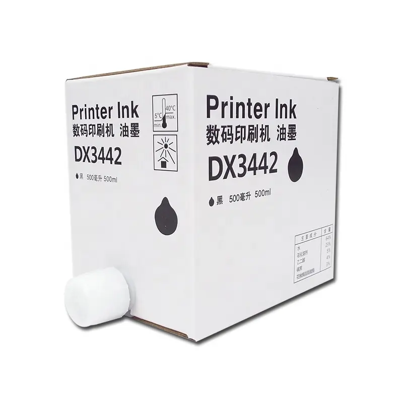HiTek Compatibile Ricoh DX2430 DX2330 Duplicatore di Inchiostro e Master per CP6201C nero stampante a Colori Cartuccia di Inchiostro 500ML