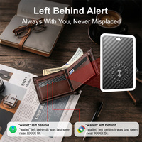 Carte de suivi GPS Smart Air Tag pour iOS et Android - Dispositif d'alerte anti-perte, localisateur de portefeuille, carte intelligente