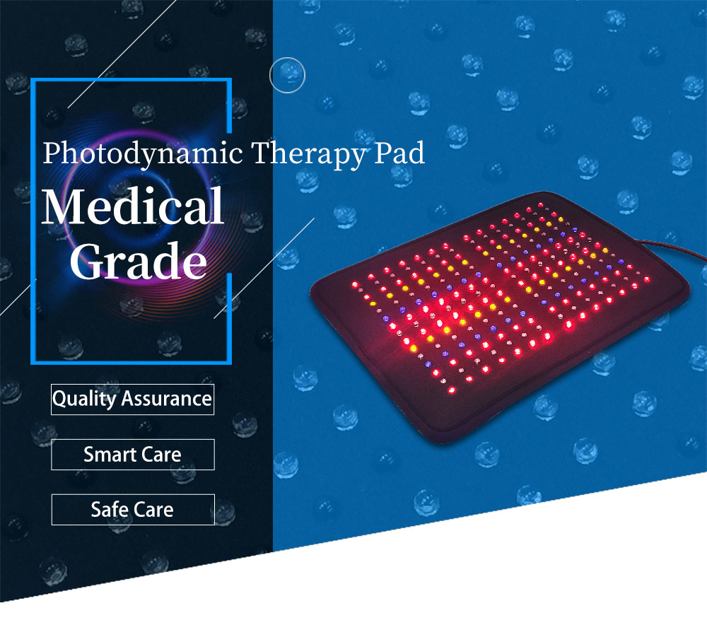 Professional multi wavelengths led near infrared light therapy device pdt treatment infrared pad