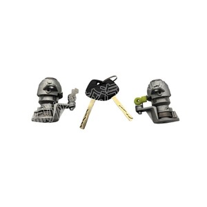 Mercedes-Benz Truck Door Handle <b>Lock</b> Cylinder 9607230609 9607231709 Grey Cylindrical <b>Lock</b> With 2 <b>Keys</b> - Product Image 1