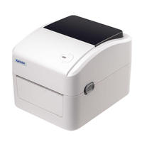 Xprinter XP-420B Printer Label termal untuk stiker pos Waybill hitam putih FBA jenis antarmuka LAN Cetak Label pengiriman