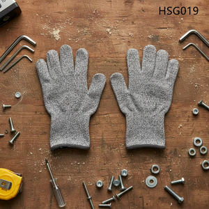HY,Laser Cutting Durable <strong>Palm</strong> Maximum Protection Anti-cut Safety Gloves Unisex-Adults Trade 40cm Available Working Gloves HSG019 - Product Image 1