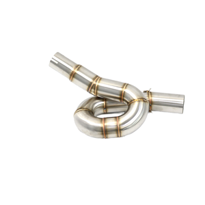 ท่อไอเสียรถจักรยานยนต์สแตนเลสแบบสวม สำหรับ Bnelli 300 BJ300 <span class=keywords><strong>GS</strong></span> BN302 TNT300 ปี 2014-2018 สีเงิน - Product Image 1