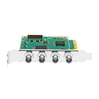 Carte de capture 400N4SDI 4 canaux PCIe 1080p60 H.264 pour diffusion en direct 3G SDI avec sortie HTTP/RTMP/RTSP