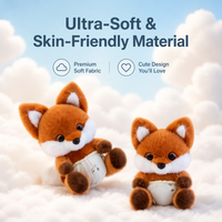 Boneka Hewan Lembut Isi Kapas PP Hadiah Anak-Anak