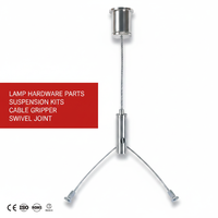 Support de câble en cuivre pour suspension de panneau lumineux, système d'éclairage de plafond, kit de suspension, assemblage de panneau lumineux Changyi