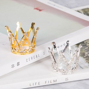 Cake Toppers Mini Princess Crown Heart Shape Birthday Decoration Reusable Cake Decorating Supplies - Product Image 4