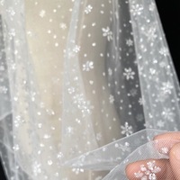 Nouveau tissu de paillettes de couleur champagne scintillant à la mode, paillettes dorées, tulle pour mariage