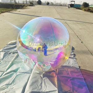 Riesiger Aufblasbarer Baseball-Springball Aufblasbarer Spiegelball Disco-Ballon Stilvoller Dekorativer Ballon für Outdoor-Aktivitäten - Product Image 5