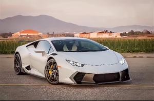 Para aplicar a <span class=keywords><strong>Lamborghini</strong></span> <span class=keywords><strong>Hurricane</strong></span> LP610 LP580V patrón forjado gran barra delantera y trasera de fibra de carbono rodeada - Product Image 3