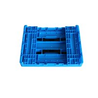 Caisse en plastique pliable PP 530*410*180mm, boîte de rangement pliable