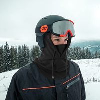 Cagoule streetwear personnalisée avec logo imprimé, en polaire, masque facial coupe-vent pour temps froid, cagoule épaisse
