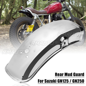 บังโคลนหลังมอเตอร์ไซค์สแตนเลส สำหรับ Suzuki GN125/GN250 - Product Image 1