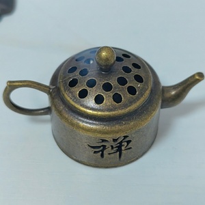 Lotus <b>Incense</b> <b>Cone</b> Holder Metal Material with Red-crowned Crane Design for Home Decoration - Product Image 6