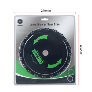 Disco de sierra para cortacésped de 230 mm y 20 dientes, cuchilla rotativa para cortar maleza en el jardín - Product Image 3