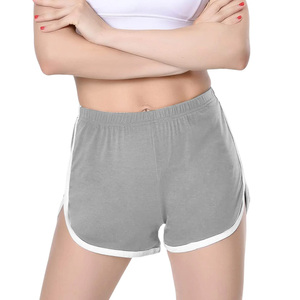 Premium Women's High Waist Breathable Knit Polyester Cotton Blend Casual Soft Stretch Everyday Lounge Gym Fitness Sports Shorts - Product Image 5
