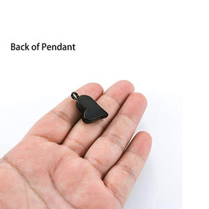 Urna de acero inoxidable, urna conmemorativa, colgante de collar, recuerdo de joyería de cremación en forma de corazón, <span class=keywords><strong>siempre</strong></span> estará en <span class=keywords><strong>mi</strong></span> corazón - Product Image 4