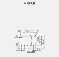 Connecteur à bornes à vis pour carte de circuit imprimé (PCB) à double rangée Euro 5.0/5.08mm (WJEK500B-5.0/WJEK508B-5.08)