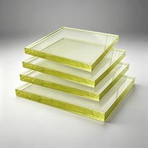 Plaque de verre au plomb pour atténuation des rayons X, panneau de protection radiologique transparent pour le service de diagnostic d'imagerie médicale - Product Image 1