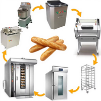 Machines et équipements de boulangerie industrielle, machines à fabriquer du pain pour hamburgers, machines à fabriquer du pain de boulangerie, machines à fabriquer du pain brioche