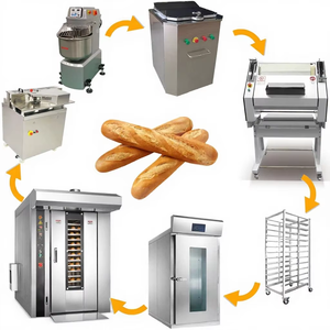 Machines et équipements de boulangerie <span class=keywords><strong>industrielle</strong></span>, machines à fabriquer du pain pour hamburgers, machines à fabriquer du pain de boulangerie, machines à fabriquer du pain <span class=keywords><strong>brioche</strong></span> - Product Image 1