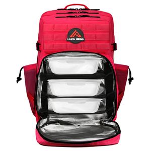 Haute qualité rouge tactique déjeuner refroidisseur sac à dos pour hommes isolé voyage Camping tactique Molle sac à dos - Product Image 1