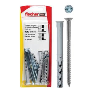 Fischer-แก้ไขกรอบ94641ด้วยสกรูไม้ countersunk ใน BLISTER sxr Z K - EAN 4006209946411 anchors ยึดเชิงกล - Product Image 1