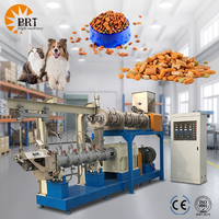 Usine de fabrication d'aliments pour animaux de compagnie, extrudeuse industrielle pour aliments pour chiens et chats, ligne de production d'aliments pour animaux de compagnie
