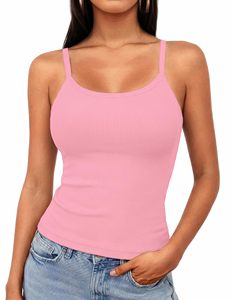 Women Tank <b>Top</b> Dressing Vibrant Bright Color Sleeveless Summer Casual Basic Tank <b>Tops</b> - Product Image 2