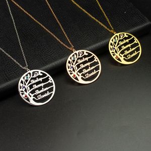 <span class=keywords><strong>Collier</strong></span> avec nom en acier inoxydable <span class=keywords><strong>Arbre</strong></span> <span class=keywords><strong>de</strong></span> <span class=keywords><strong>vie</strong></span> CAIOOCHE avec pierre <span class=keywords><strong>de</strong></span> naissance et lettre <span class=keywords><strong>Collier</strong></span> personnalisé - Product Image 2